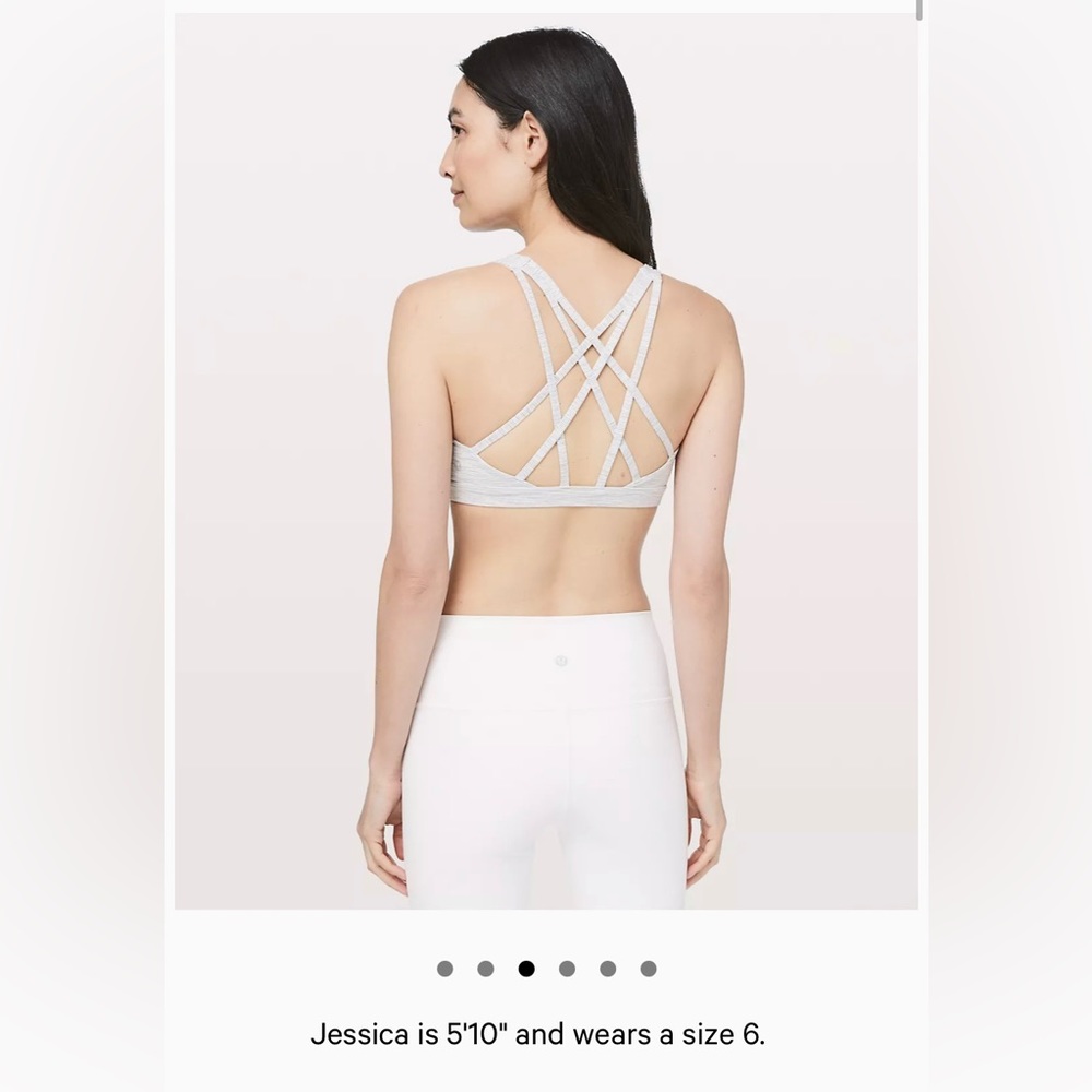 Lululemon Free to Be Serene Bra WHITE  NWT